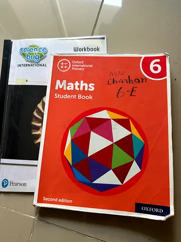 Maths Workbook and Science Study Guide Collection