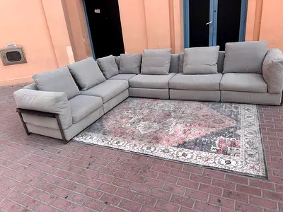 Flexform Italian High Quality Sofa Feather Filled like a brand new