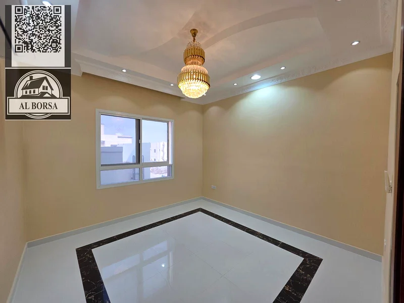 For rent, a luxurious first-class villa in Al-Yasmeen area, with an area of ​​3200 square meters. It consists of two floors and a roof with 4 master b63722360299778114