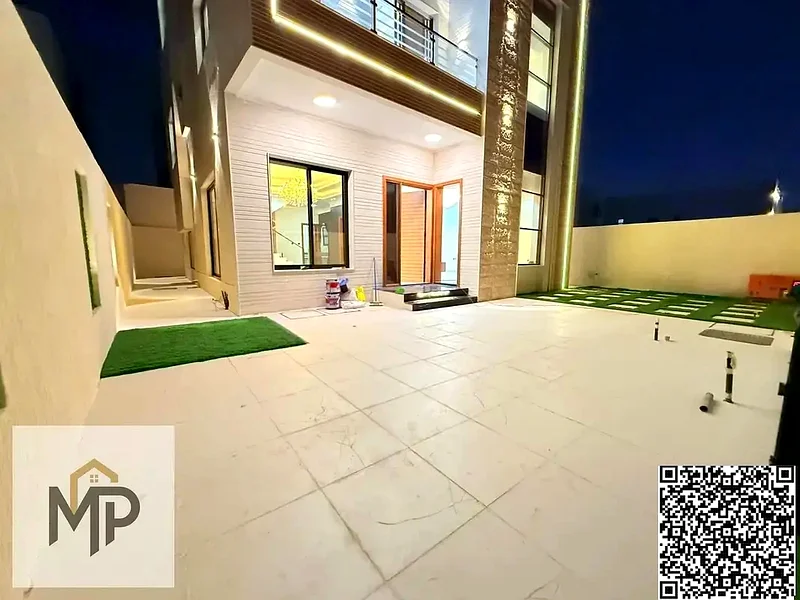 فيلا بسعر يشمل رسوم التسجيل ونقل الملكية على الشارع الرئيسي، جاهزة للسكن في أرقى مناطق عجمان، ملكية حرة63897759956610114