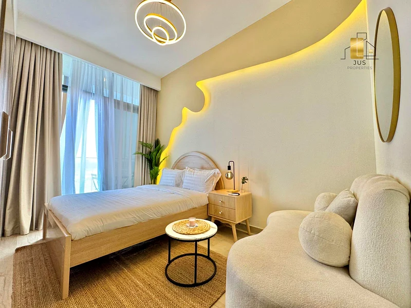 Luxury Designer Furnished Studio | Including All Bills | 12 Cheque’s | All Amenities63803743268481110