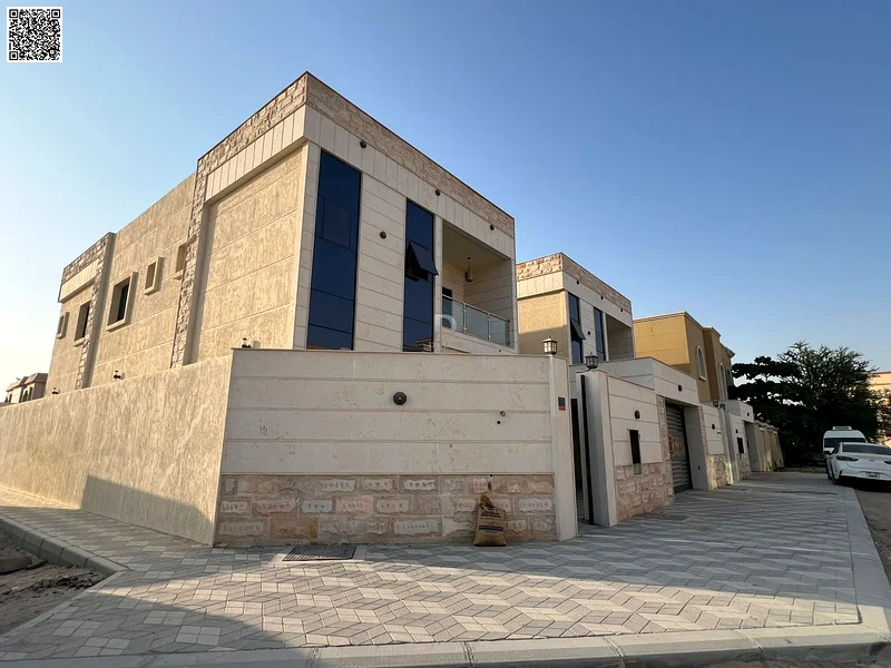 Luxury villa for sale in Al-Muwaihat 3 area 🏡 Consisting of 5 master bedrooms 🛏️ Distinctive design and luxurious finishes ✨ Close to all services63871394348674111