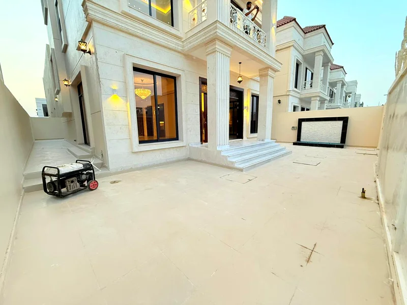 Own one of the most luxurious villas in Ajman, with a palace design, super deluxe finishes, and personal construction, including registration and owne63897760669314112