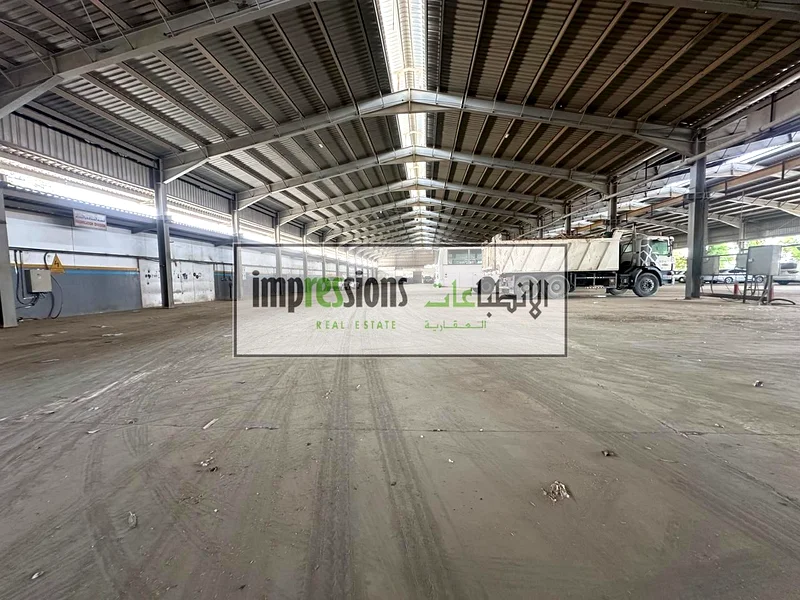 Warehouse for Rent – Sajja Industrial Area, Sharjah | 64,000 Sq. Ft | 175 kW Power | AED 40/Sq. Ft63622481655169112