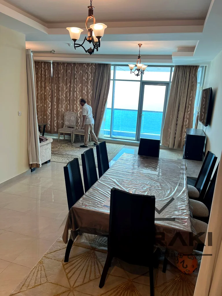 The most luxurious and beautiful two rooms and a hall in the Corniche Residence Towers on the Ajman Corniche, featuring excellent space and truly stun63869813959170112
