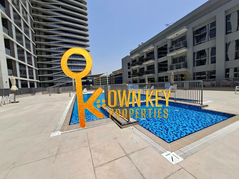 شقة بتصميم أمريكي مطبخ على الطراز الأمريكي طابق عالي غرفتين نوم تشطيب رائع63768845902082110