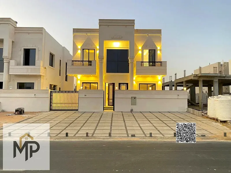 فيلا فاخرة بتصميم كلاسيكي في موقع متميز أمام مجمع أزها، وبسعر يشمل رسوم التسجيل ورسوم الملكية.63897869326081111