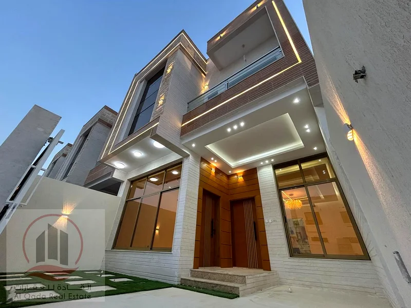 فيلا للبيع، بما في ذلك رسوم التسجيل، في عجمان الحيلي، 4 غرف نوم رئيسية، وصالة، وقاعة، وغرفة خادمة، وسطح.63898888705665112