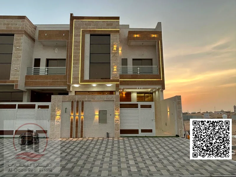 فيلا للبيع، بما في ذلك رسوم التسجيل، في عجمان الحيلي، 4 غرف نوم رئيسية، وصالة، وقاعة، وغرفة خادمة، وسطح.63898888705665110