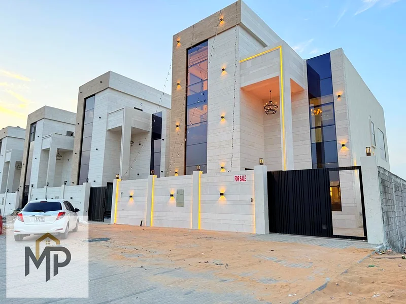 فيلا فاخرة بتصميم عصري في الهيلو، عجمان، 3 طوابق على شارع رئيسي مع مساحات واسعة بسعر ممتاز، متضمنة التسجيل63899230804481111