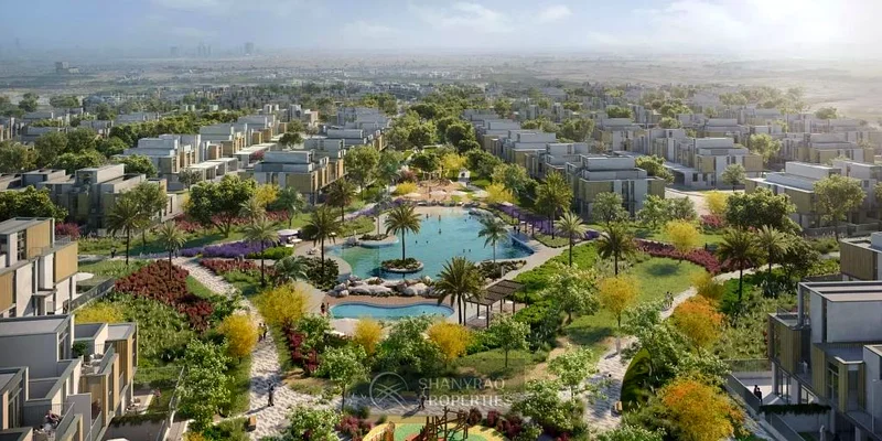 وحدة الزاوية - تاون هاوس واسعة مكونة من 4 غرف نوم + غرفة خادمة | موقع متميز في حي الم رانيم 1، مو دون63926297331073113