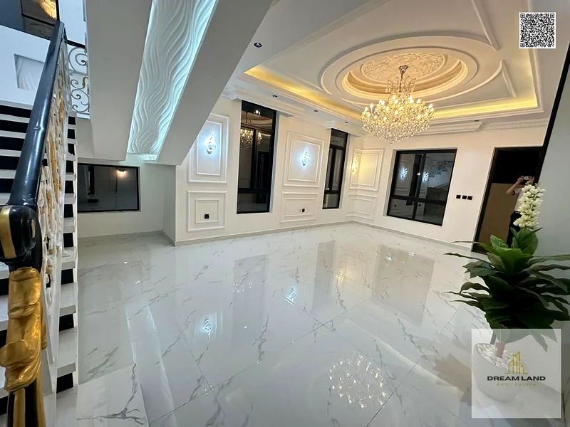 فرصة سكنية نادرة - فيلا فاخرة مع سطح في الحيلو 2 - عجمان | 5 غرف ماستر | مجلس وصالتي استقبال | السعر الشامل | ديكور حديث63899554797571112