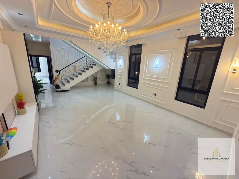 فرصة سكنية نادرة - فيلا فاخرة مع سطح في الحيلو 2 - عجمان | 5 غرف ماستر | مجلس وصالونين | السعر الشامل | ديكور حديث63898671277057112