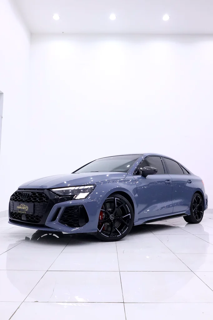 AUDI RS-3 QUATTRO GCC - FULL CARBON IN SPECIAL KEMOURA GRAY + WARRANTY TILL 2029 + SERVICE CONTRACT63489261280770110