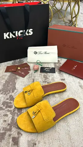 Loro Piana Summer Charms Sandal ‘Saffron Tea’