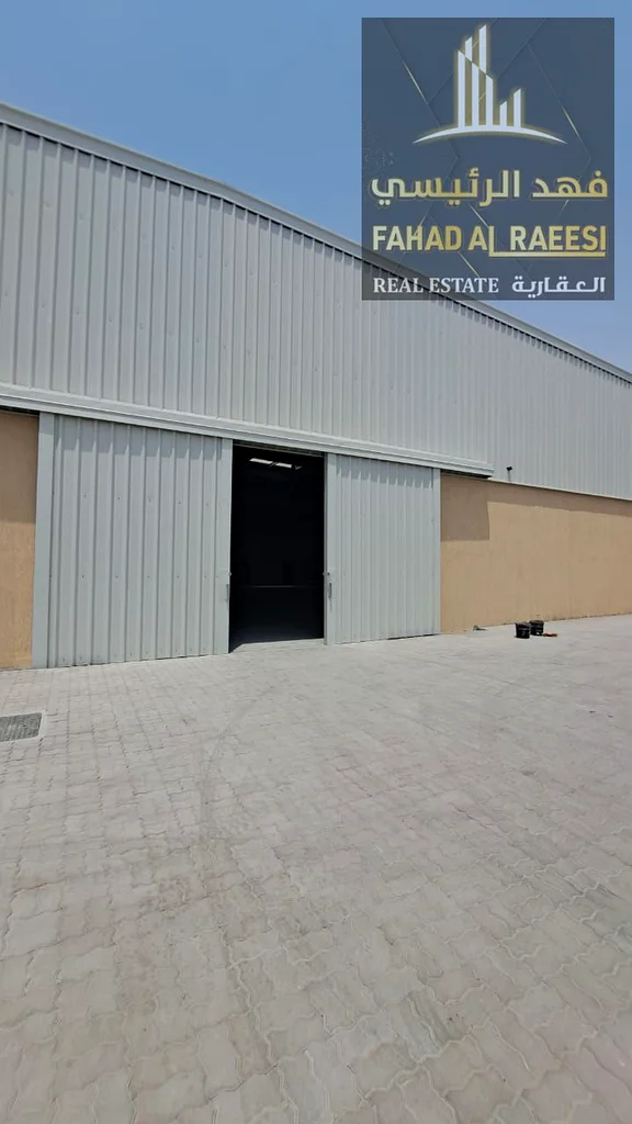 "Fully Equipped Industrial Complex for Rent in Sajja – 24,000 sqft, 2 Warehouses, 175KW Power, Staff Housing"63622481728770111