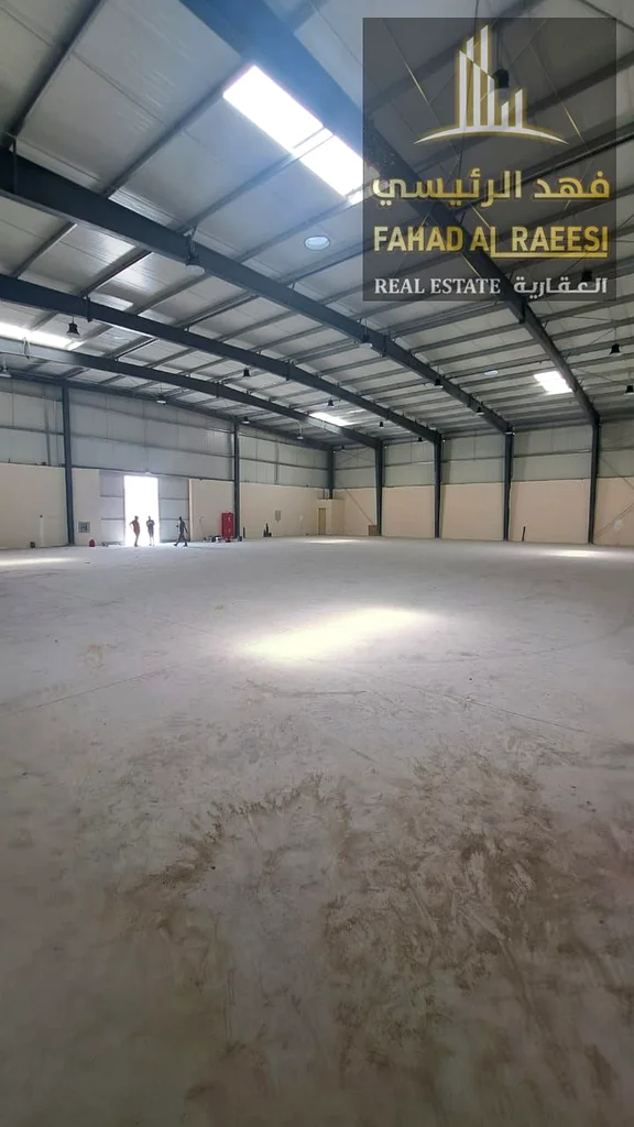 "Fully Equipped Industrial Complex for Rent in Sajja – 24,000 sqft, 2 Warehouses, 175KW Power, Staff Housing"63622481728770113