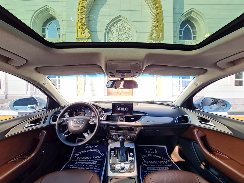 AUDI A6 2016 1.8 TURBO GCC, FULL OPTION TOP OF THE LINE, ORIGINAL PAINT, 2 KEYS, PRISTINE CONDITION63489197161346111