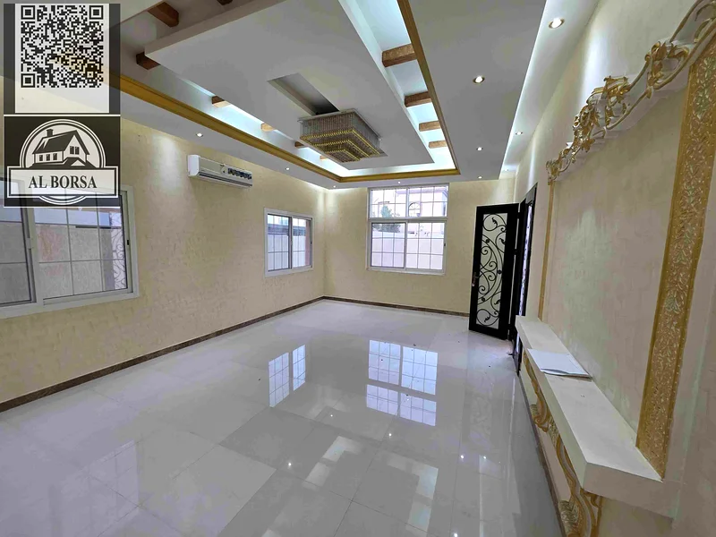 For sale: Villa - Two floors, roof, and large courtyard with an internal elevator - Close to Sheikh Mohammed bin Zayed Road - Freehold for all nationa63874581467010114