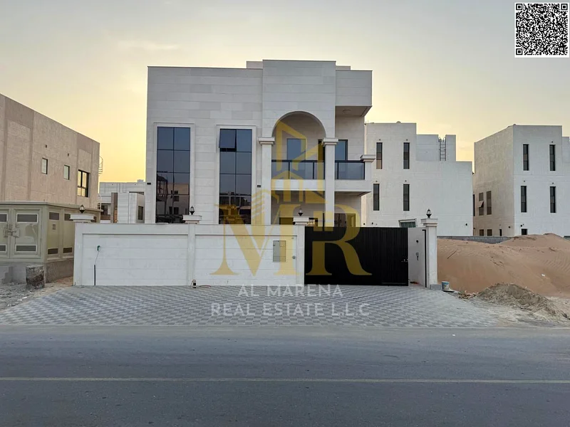Luxury super deluxe villa for sale in Al Bahia area in Ajman, freehold for all nationalities at an attractive and special price63885559365505111