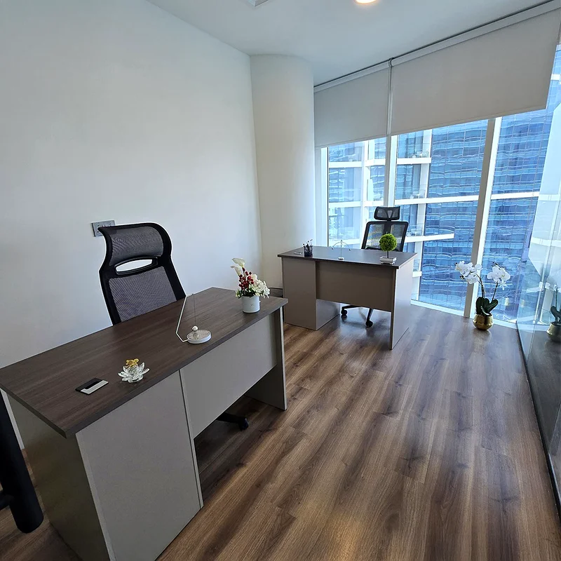 3,000AED per Month- Full Furnished Office in Business Bay and Dewa and all Facilities63618315208835112