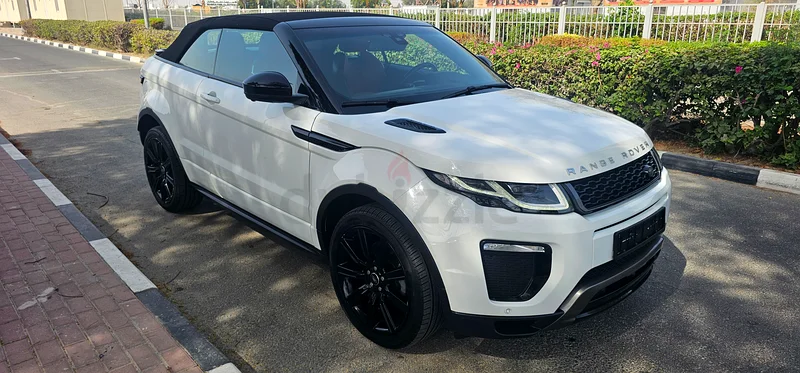LAND ROVER EVOQUE SOFT TOP CANVERTIBLE MODEL 2017 G.C.C KM 80000 ONL ACCIDENT FREE63482718588163111