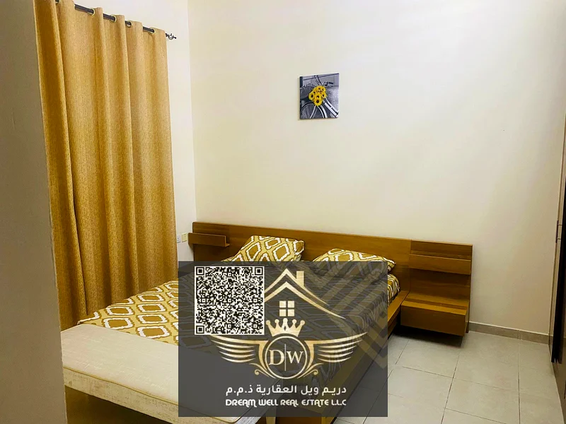 شقة صغيرة الحجم بثلاث غرف نوم مع موقف سيارات ومطبخ مغلق متاحة للإيجار في C1، عجمان63709863824387111