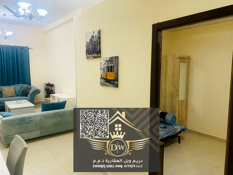 شقة صغيرة الحجم بثلاث غرف نوم مع موقف سيارات ومطبخ مغلق متاحة للإيجار في C1، عجمان63709863824387114