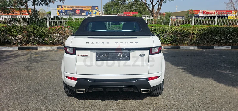 LAND ROVER EVOQUE SOFT TOP CANVERTIBLE MODEL 2017 G.C.C KM 80000 ONL ACCIDENT FREE63482718588163113