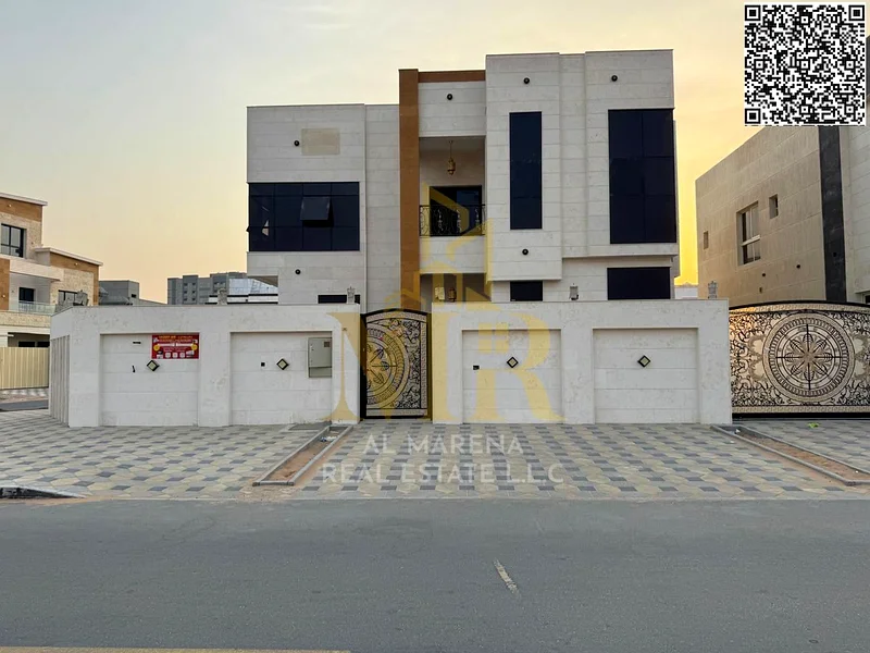 🏡✨ Golden opportunity to own a luxurious corner villa in Al Helio 2 | 5 master bedrooms + living room + outdoor courtyard at a special price! ✨🏡📐 L63899448441090111