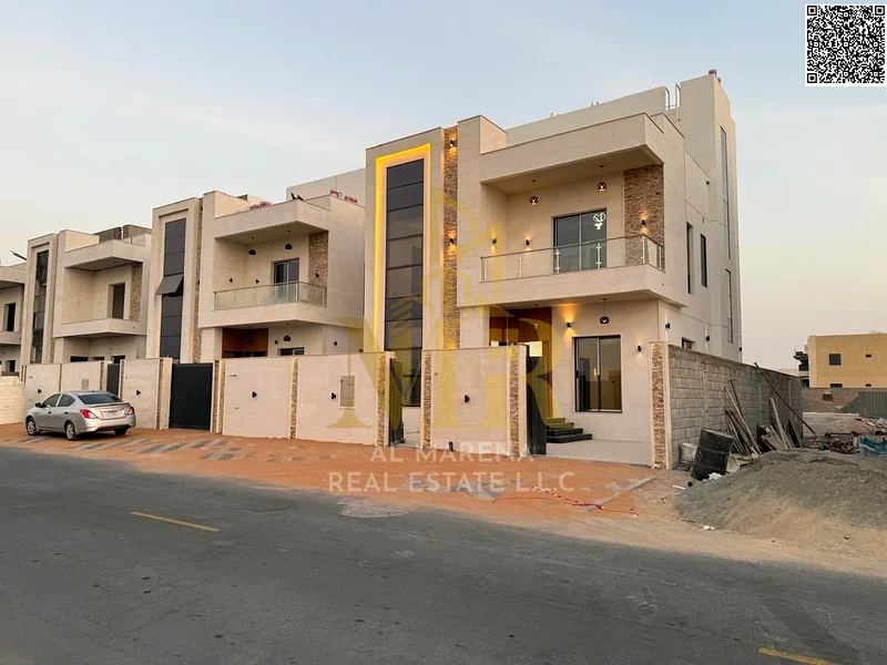 فيلا فاخرة للبيع في منطقة البحية في عجمان، ملكية حرة لجميع الجنسيات، بسعر يشمل رسوم التسجيل ونقل الملكية63885559332481110