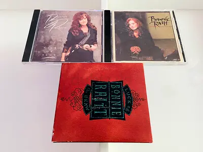 3 Bonnie Raitt Music CD’s