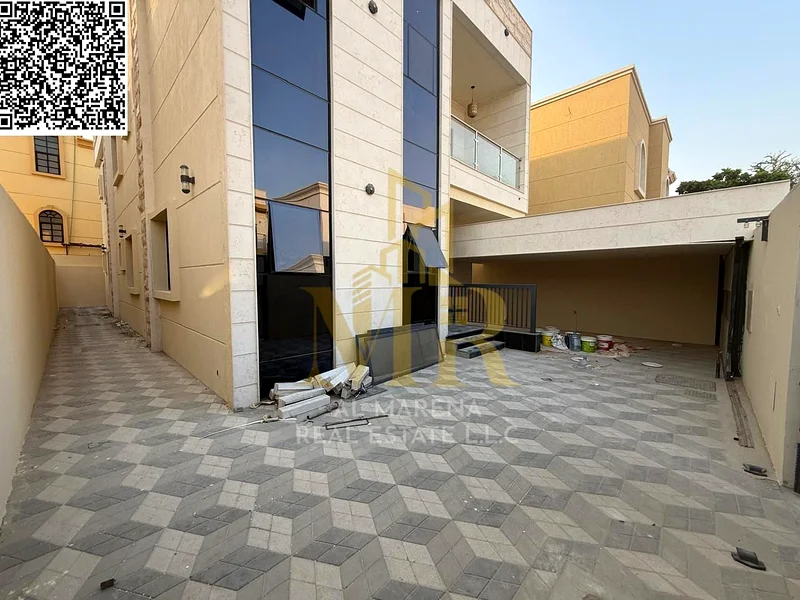 Opportunity with bank financing or cash for sale in Ajman, free ownership for all nationalities, a luxurious corner villa in Al Muwaihat 3, negotiable63871394368897114