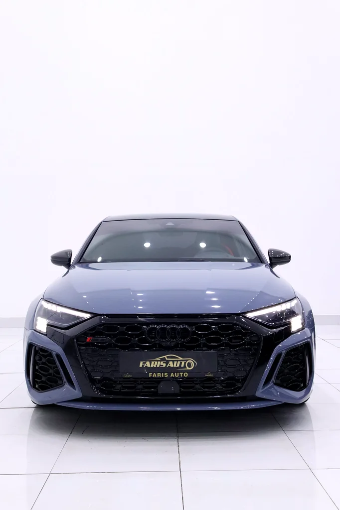 AUDI RS-3 QUATTRO GCC - FULL CARBON IN SPECIAL KEMOURA GRAY + WARRANTY TILL 2029 + SERVICE CONTRACT63489261280770111