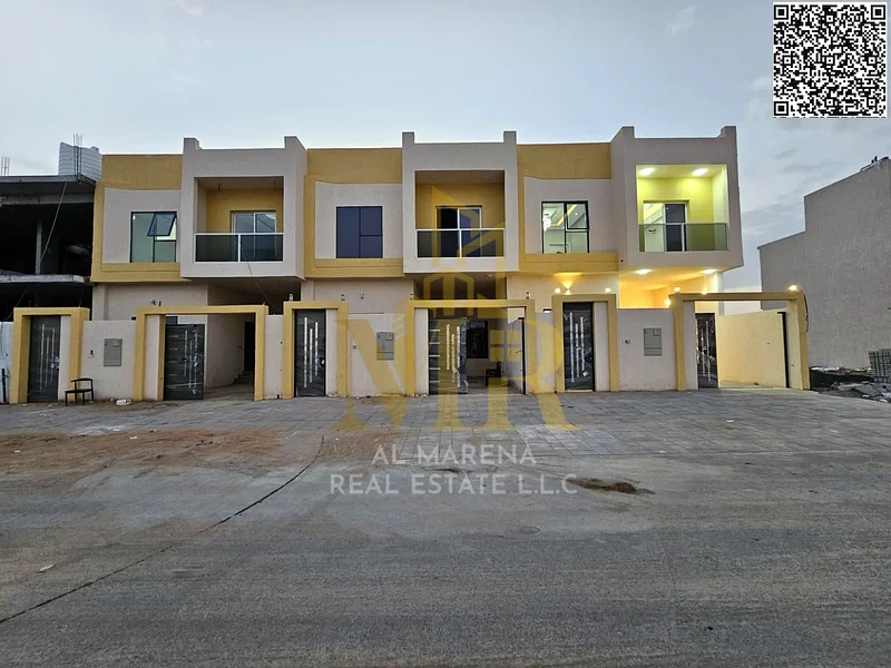 🏡 Modern villa for sale in Al Helio 2 – 1,800 sq ft, two floors + roof – 3 master bedrooms, priced at AED 1,170,000, including registration and owner63899448460289114