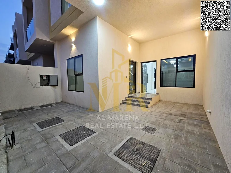 🏡 Modern villa for sale in Al Helio 2 – 1,800 sq ft, two floors + roof – 3 master bedrooms, priced at AED 1,170,000, including registration and owner63899448460289112