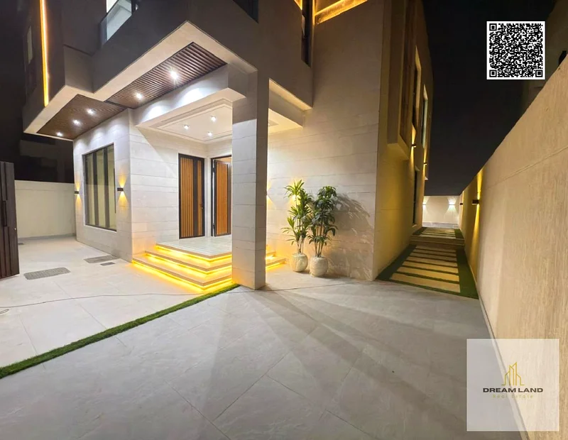 For sale, a modern villa with a swimming pool, including its registration fees. Free for all nationalities. High-quality finishes. Freehold ownership.63898671234818111
