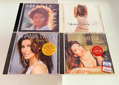 4 Shania Twain Music CD’s
