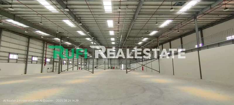 BRAND NEW /// 52500 Sq.Ft With 450Kw Power Warehouse For Rent in Emirates Modern Industrial Area Uaq.63623235336193113