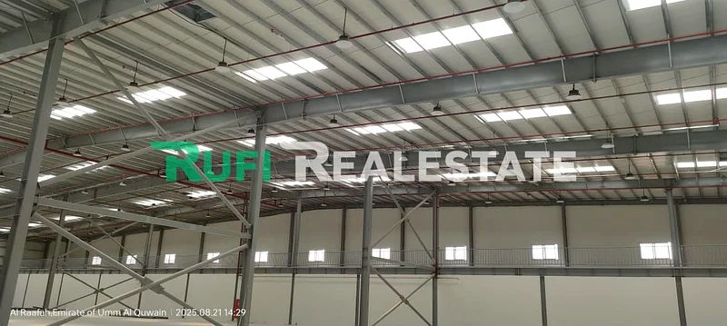 BRAND NEW /// 52500 Sq.Ft With 450Kw Power Warehouse For Rent in Emirates Modern Industrial Area Uaq.63623235336193114