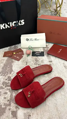 Loro Piana Summer Charms Sandal ‘Red’