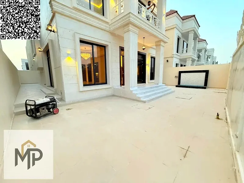 One of the most luxurious villas in Ajman, with a palace design, super deluxe finishes, and personal construction, with freehold ownership.63899123334275112