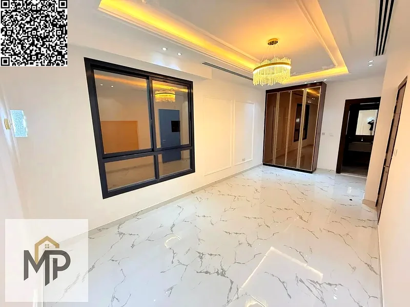 One of the most luxurious villas in Ajman, with a palace design, super deluxe finishes, and personal construction, with freehold ownership.63899123334275113