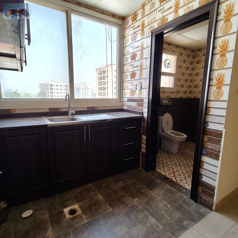 Large studio for annual rent in Al Rashidiya 2 in Ajman, spacious area, excellent finishing, close to all services, distinguished location63721248218115113