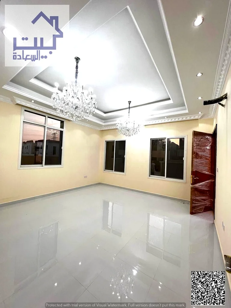 For rent, a modern villa in Al-Yasmeen area, ready to move in, a distinguished location on the main street, a wonderful modern design, a large area, c63718569071490114