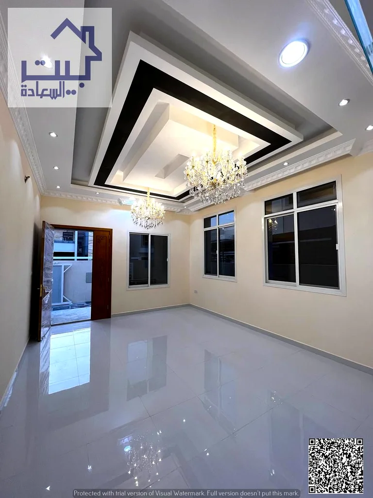 For rent, a modern villa in Al-Yasmeen area, ready to move in, a distinguished location on the main street, a wonderful modern design, a large area, c63718569071490113