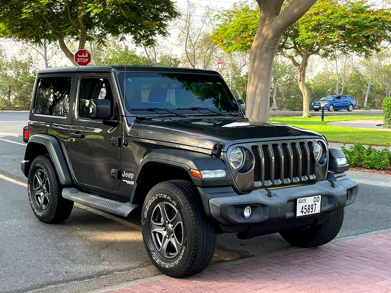 Stunning! Jeep Wrangler Sport 2018 Gray Full Service History with Agency!63490077857026111