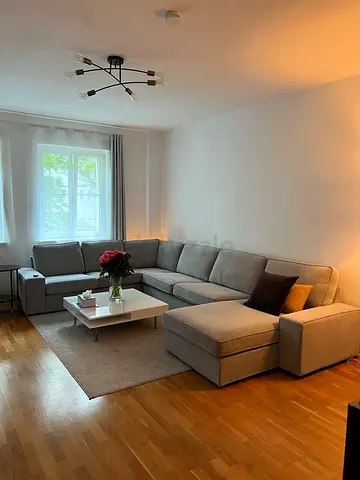 IKEA Kivik Ushape six seater sofa gray color