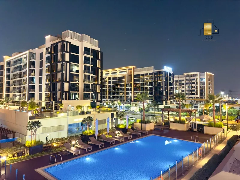 Pool View | Semi Furnished 1B/R | Chiller Free | Call now63803743167107110
