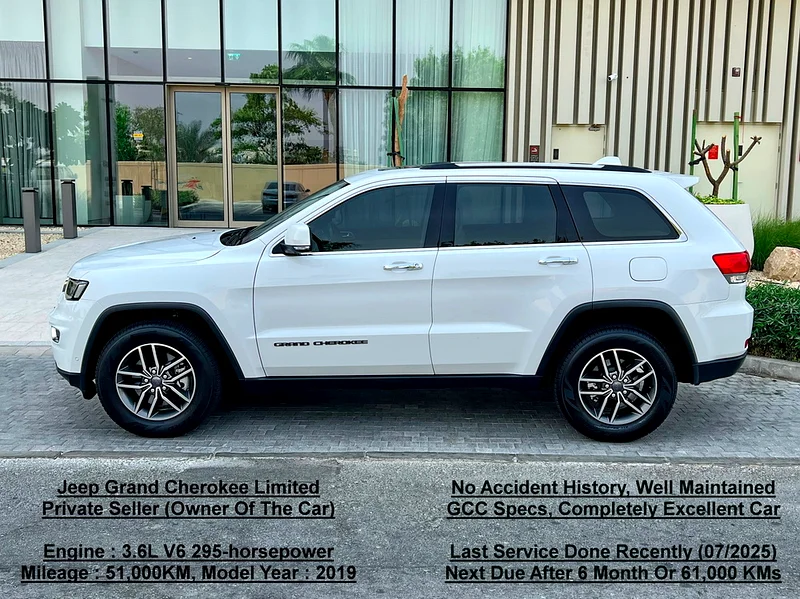2019 Jeep Grand Cherokee Limited V6 3.6L Full Service History, Original Paint, Serious Buyers Only63490009735809113